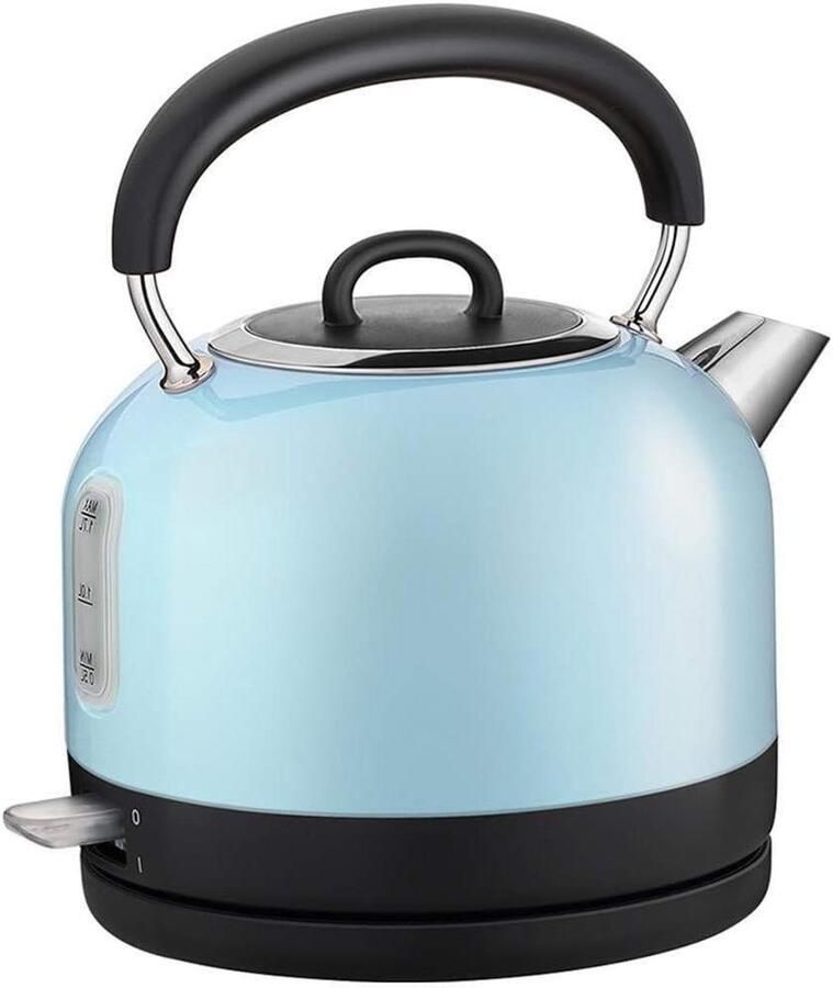 Elektrische Waterkoker Roestvrijstalen Ketel Snel Water Koken Snelkookfunctie 17 liter Blauw