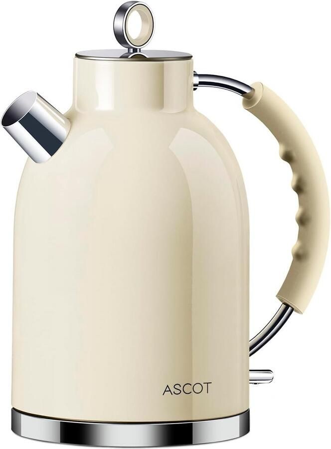 Elektrische Waterkoker RVS 1.7L 1500W BPA-vrij Draadloos & Snelkoker
