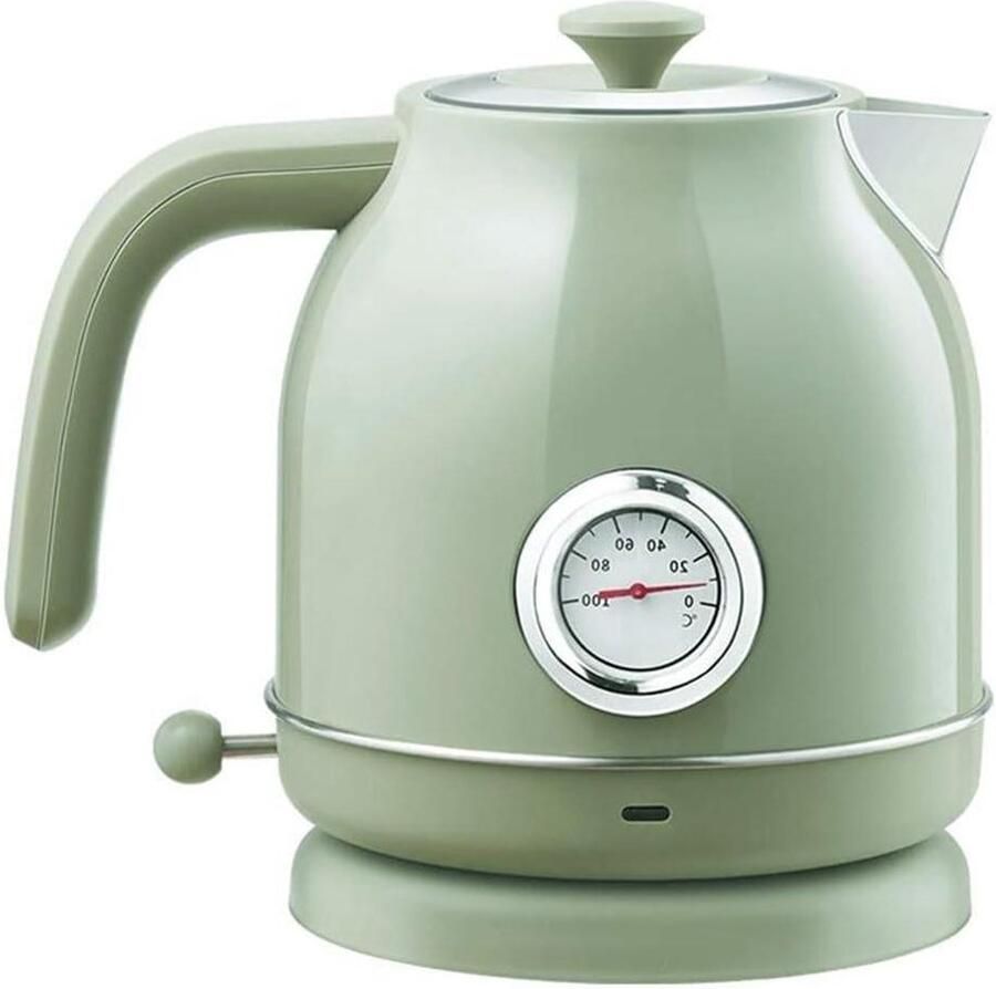 Elektrische Waterkoker Rvs Kan Snel Water Koken Automatische Uitschakeling 1.7 Liter Wit