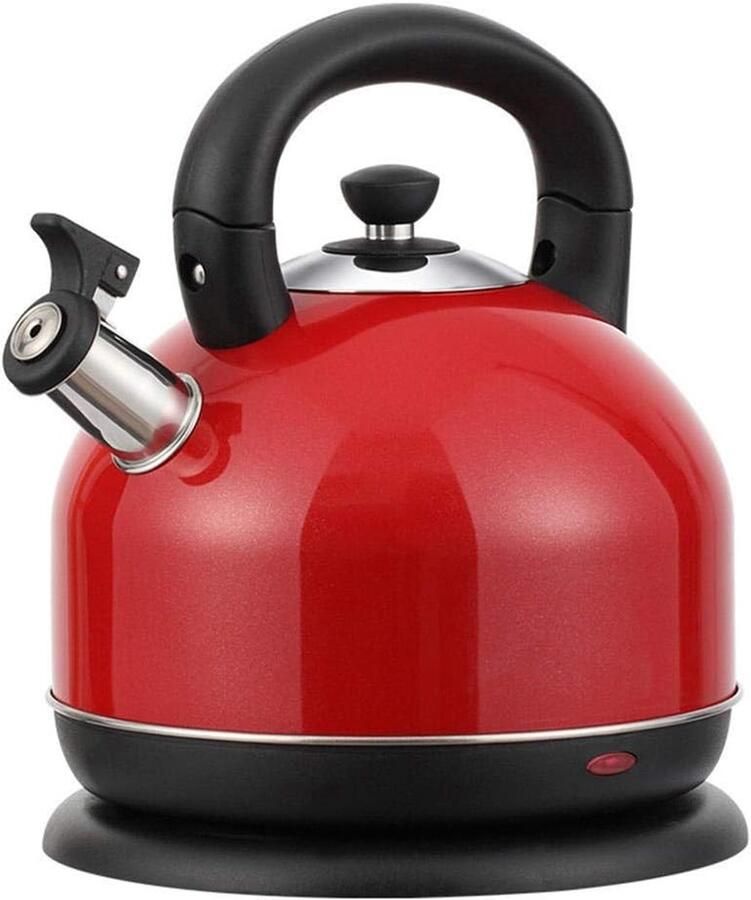 Elektrische Waterkoker RVS Ketel Snel Water Koken Automatische Uitschakeling Grote Inhoud Zilver