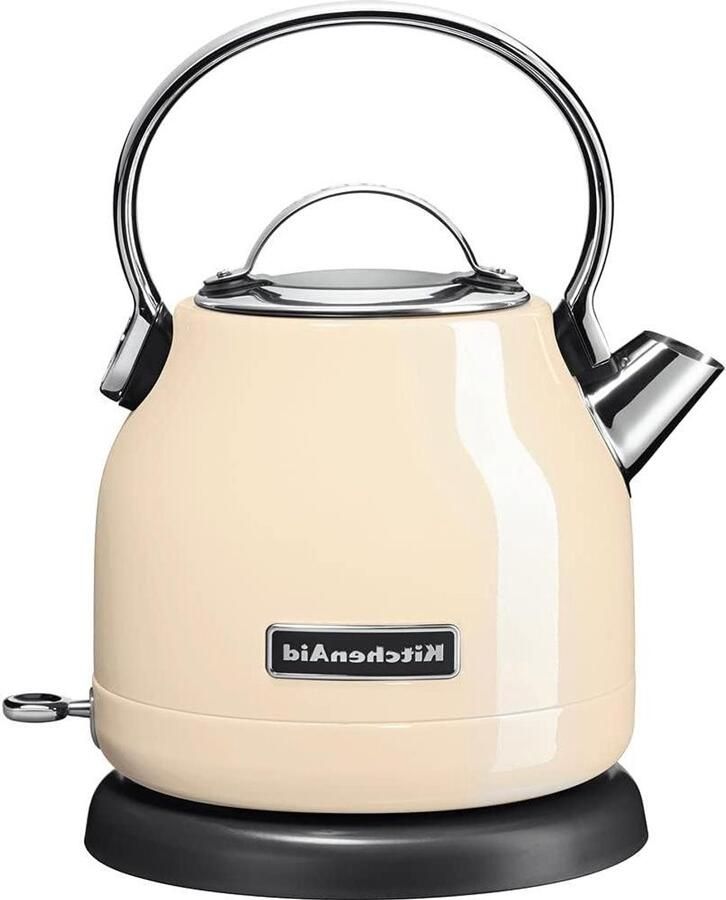 Elektrische Waterkoker RVS Snel Water Koken Druppelvrije Schenktuit 2 Liter Amandelcrème