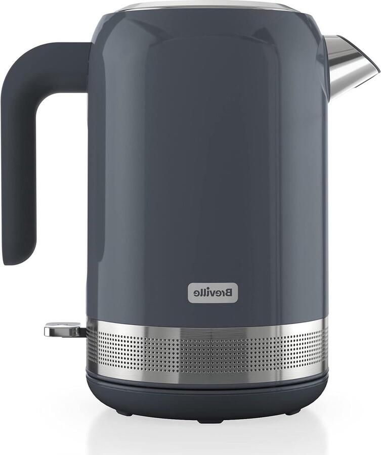 Elektrische Waterkoker RVS Snel Water Koken Hoogglans Design 17 Liter Grijs Roestvrij Staal