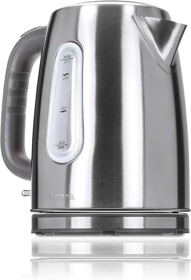 Elektrische Waterkoker RVS Warme Dranken Maken Verborgen Verwarmingselement 17 Liter Zilver