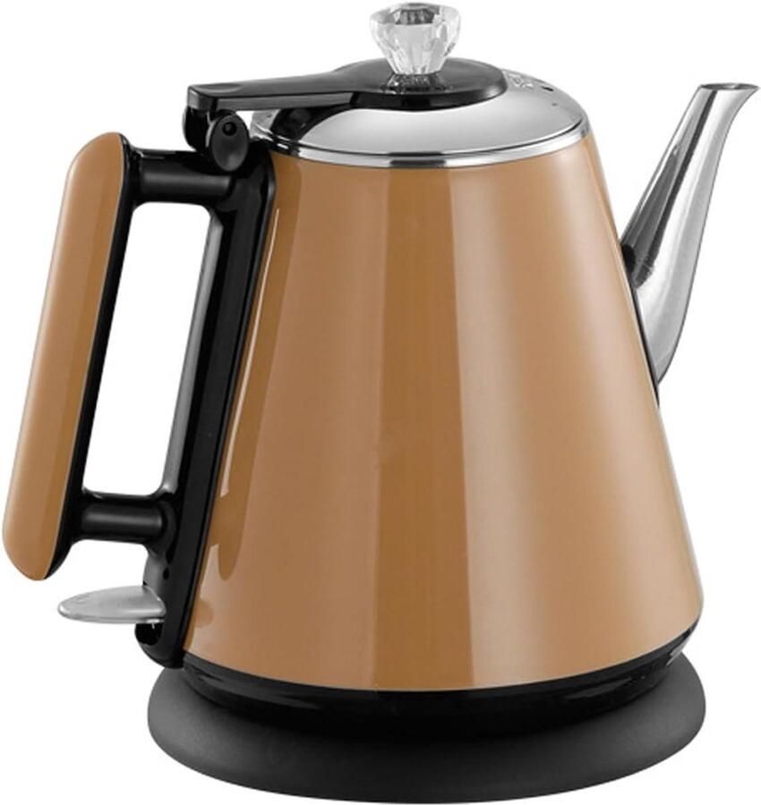 Elektrische Waterkoker RVS Waterkoker Snel Water Koken Automatische Uitschakeling 2L Khaki