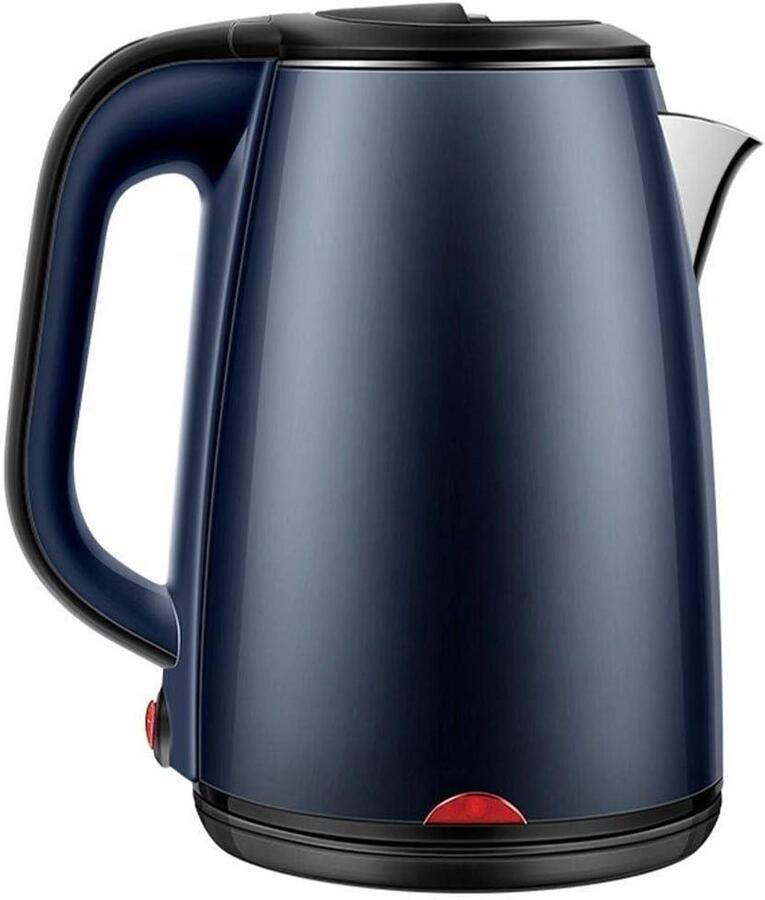 Elektrische Waterkoker Snelkookpan Water Snel Water Koken Roestvrij Staal 1.8 Liter Blauw