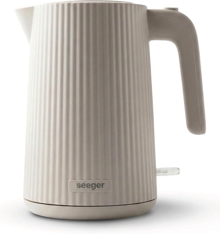 Elektrische Waterkoker Snel Heet Water Thee Koffie Anti-kalkfilter 17 Liter Beige