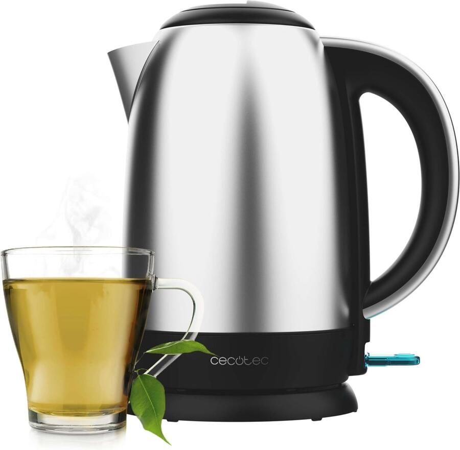 Elektrische Waterkoker Snel Koken Keuken Gebruik Draadloos 360 Graden 1.7 Liter RVS