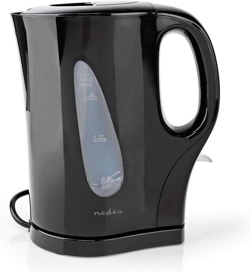 Elektrische Waterkoker Snel Koken Warme Dranken Droogkookbeveiliging 17 Liter Zwart