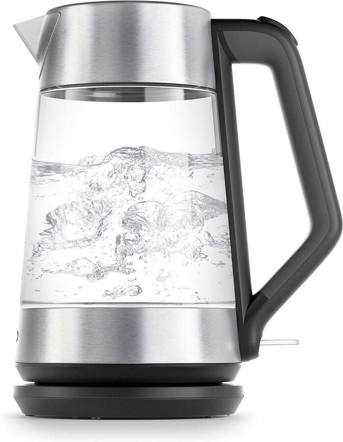 Elektrische Waterkoker Snel Koken Warme Dranken Dubbele Wand 1.7 Liter Zilver
