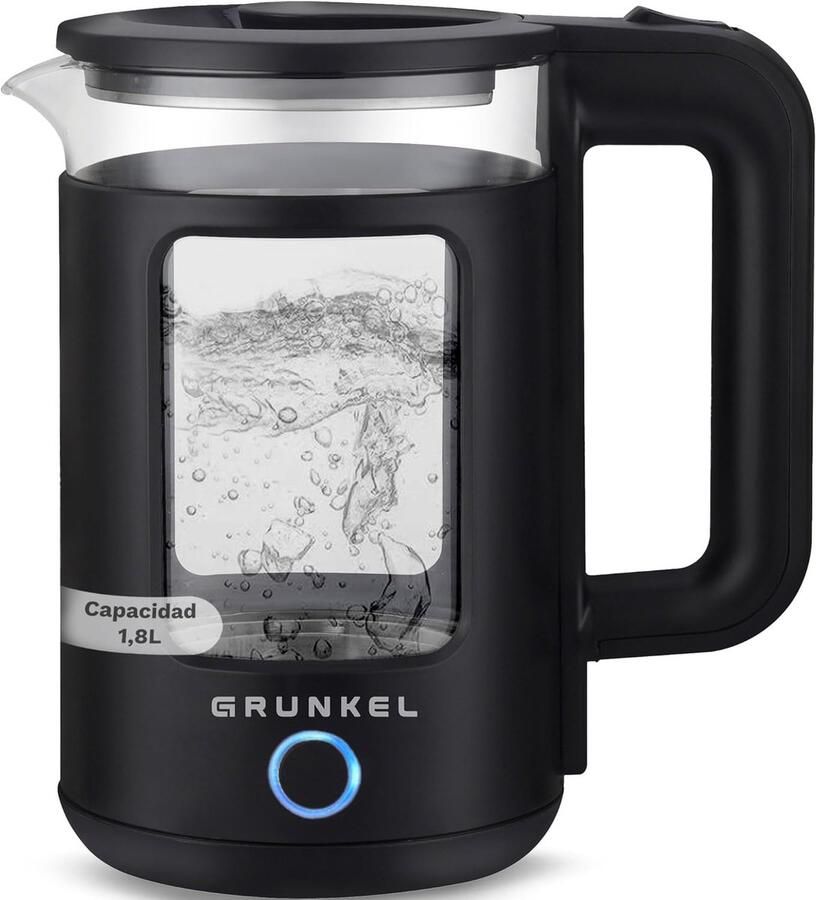 Elektrische Waterkoker Snel Water Koken Keuken Apparaat Automatische Uitschakeling 18 Liter Capaciteit Zwart