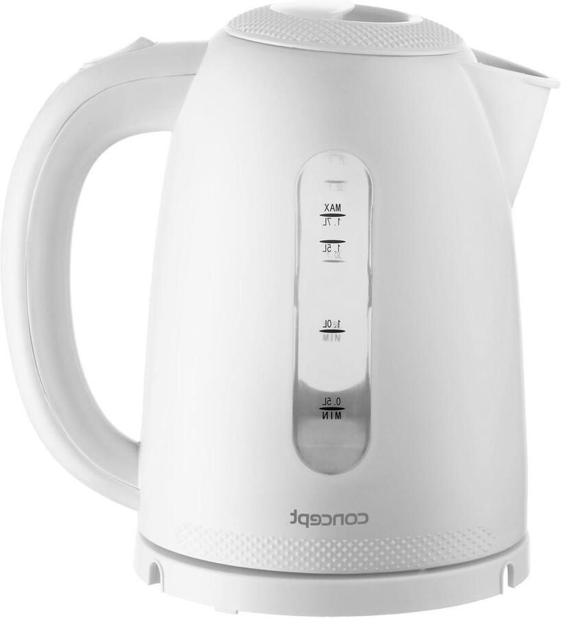 Elektrische Waterkoker Snel Water Koken Keuken Gebruik Draadloos Ontwerp 17 Liter Wit