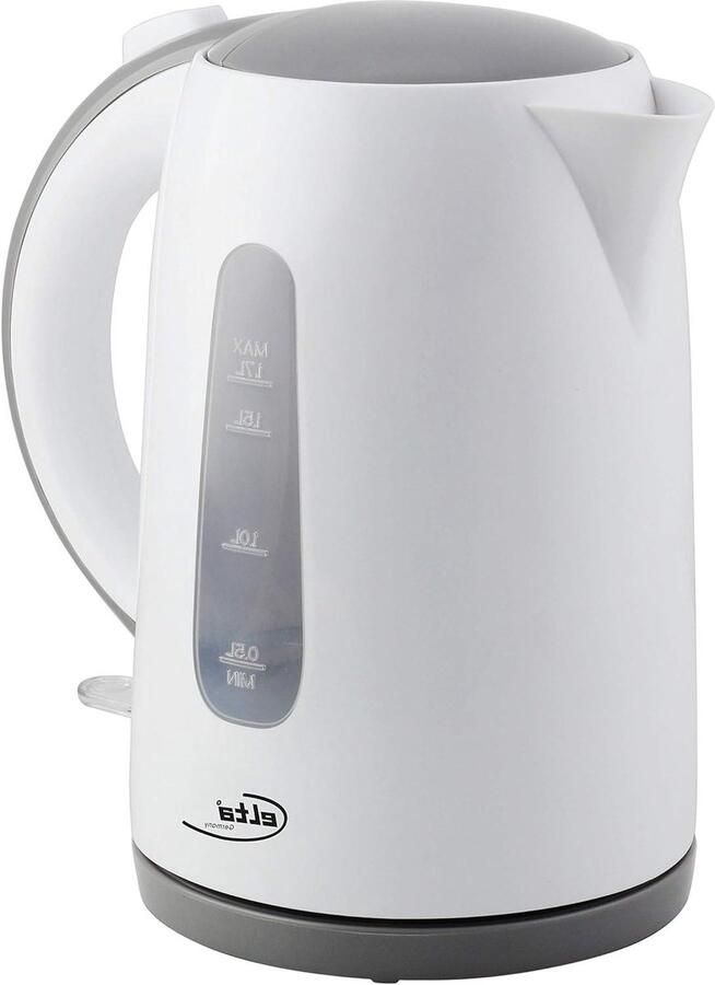 Elektrische Waterkoker Snel Water Koken Keuken Gebruik Verborgen Verwarmingselement 17 Liter Wit