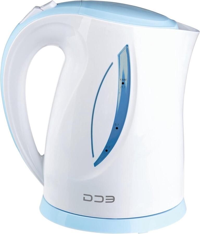 Elektrische Waterkoker Snel Water Koken Keuken Gebruik Verlichte Waterindicator 17 Liter Blauw Wit
