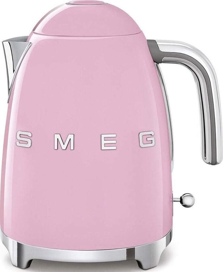 Elektrische Waterkoker Snel Water Koken Koffie Thee Zachte Opening 1.7 Liter Inhoud Pastel Roze