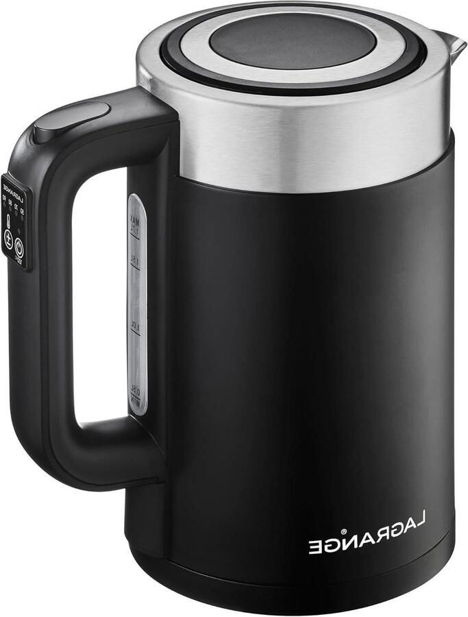 Elektrische Waterkoker Snel Water Koken Thee en Koffie Instelbare Temperatuur 17 Liter Zwart