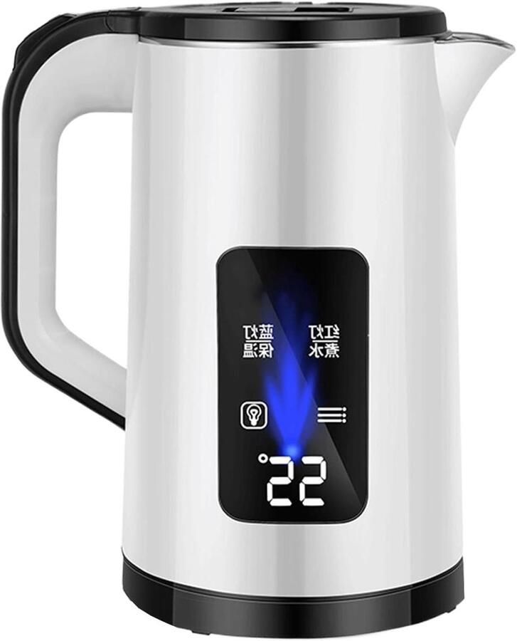 Elektrische Waterkoker Snelkoker Dranken Bereiden Temperatuur Behoud 3 Liter Wit