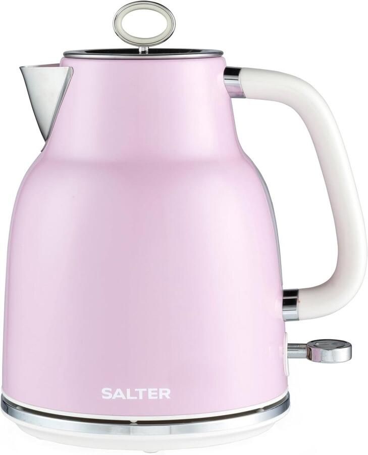 Elektrische Waterkoker Snelkoker Ketel Snel Water Koken 3KW Vermogen 1.7 Liter Inhoud Roze