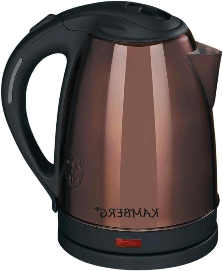 Elektrische Waterkoker Snelkoker RVS Snel Water Koken Automatische Uitschakeling 18 Liter Brons
