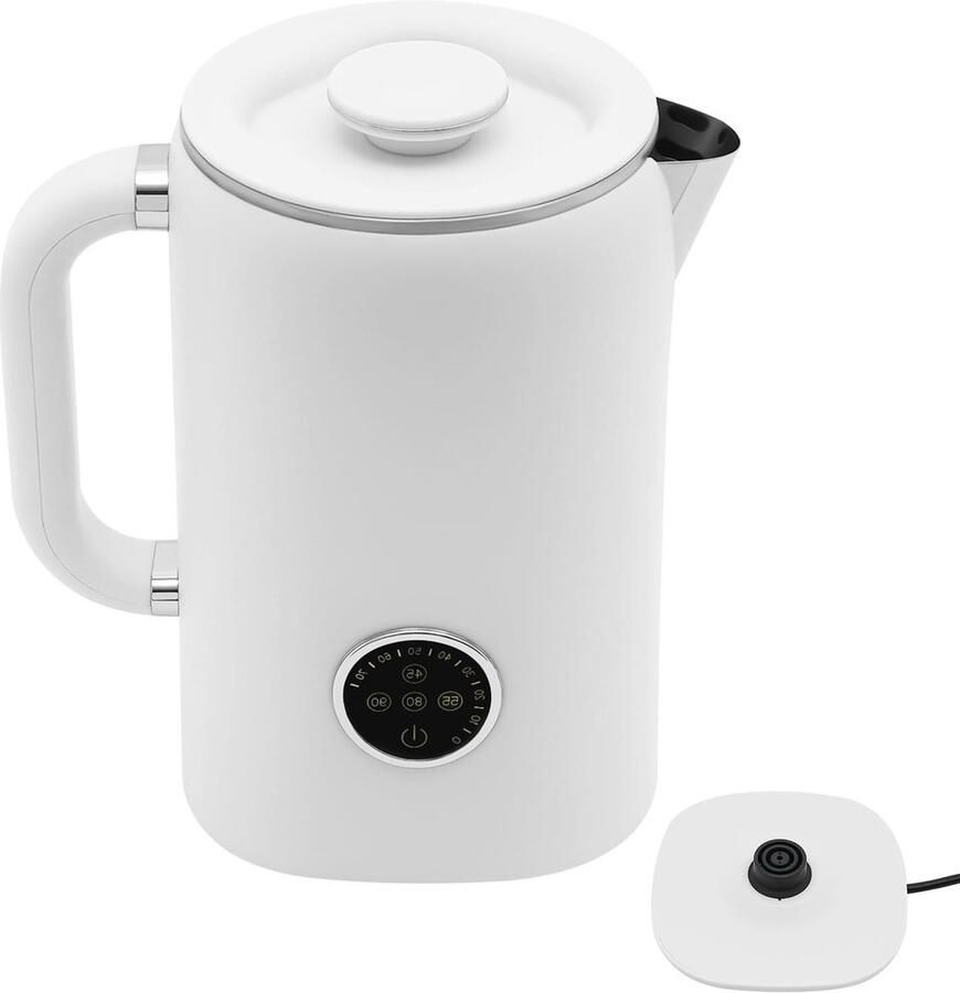Elektrische Waterkoker Snelkoker RVS Warme Dranken Maken Instelbare Temperatuur 17 Liter Wit