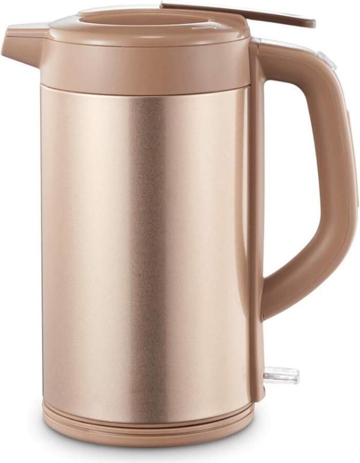 Elektrische Waterkoker Snelkook Theekan Kantoor Keuken Automatische Uitschakeling 1.8 Liter Goud
