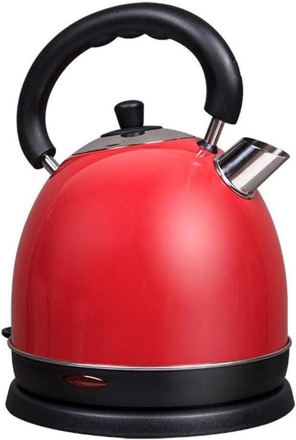 Elektrische Waterkoker Snelkook Waterkan Thuisgebruik Kantoor Automatische Uitschakeling 2 Liter Inhoud Rood