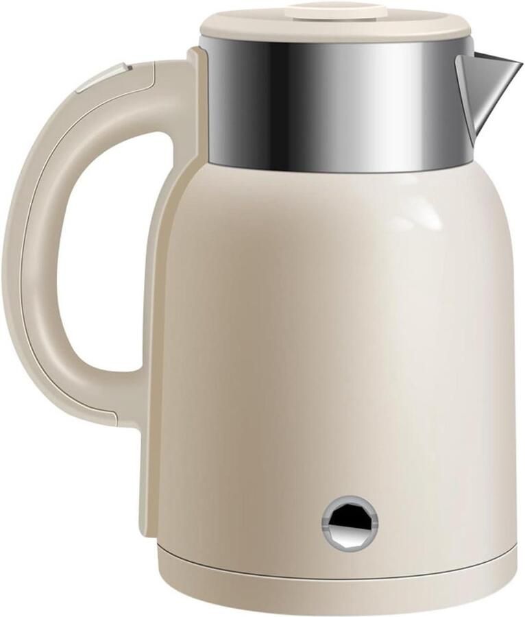 Elektrische waterkoker Snelkooker Warme dranken maken Dubbel geïsoleerd 2 liter Beige