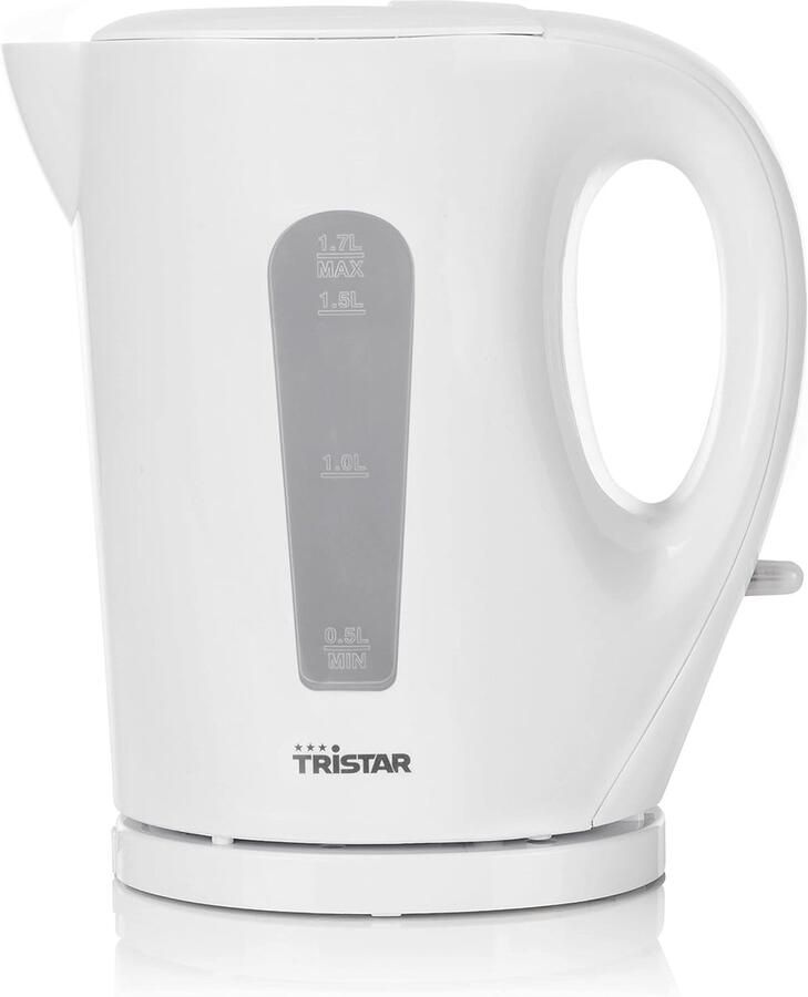 Elektrische Waterkoker Snelkookketel Dranken Bereiden Droogkookbeveiliging 1.7 Liter 2200W Wit