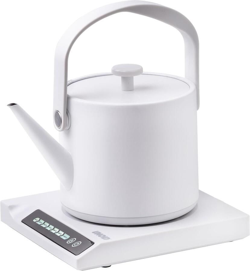 Elektrische Waterkoker Snelkookpan Direct Warm Water 7 Temperatuurstanden 06 Liter Wit
