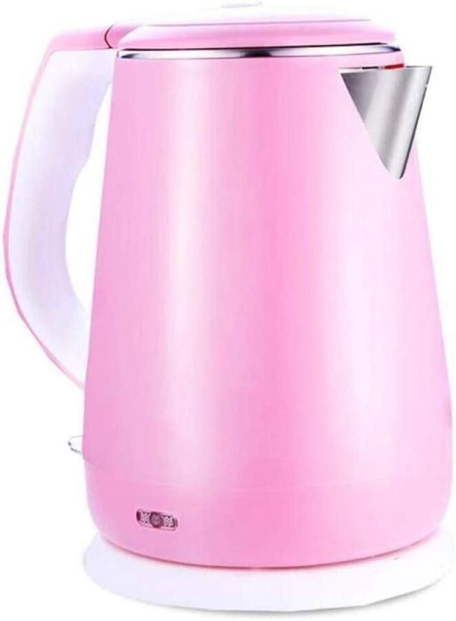 Elektrische Waterkoker Snelle Ketel Snel Water Koken Dubbele Anti-Brandwonden 15 Liter Roze