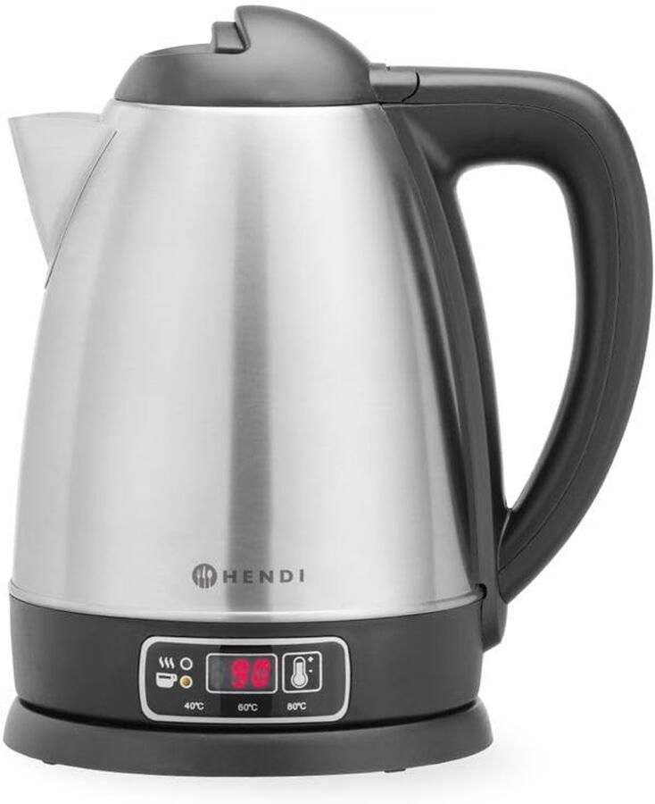 Elektrische Waterkoker Temperatuurregeling Dranken Bereiden Instelbare Temperaturen 1.8 Liter Zilver - Foto 2