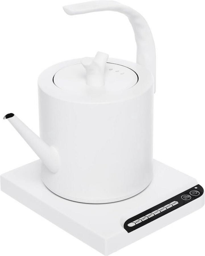 Elektrische Waterkoker Temperatuurregeling Ketel Dranken Bereiden Temperatuur Behoud 1 Liter Wit