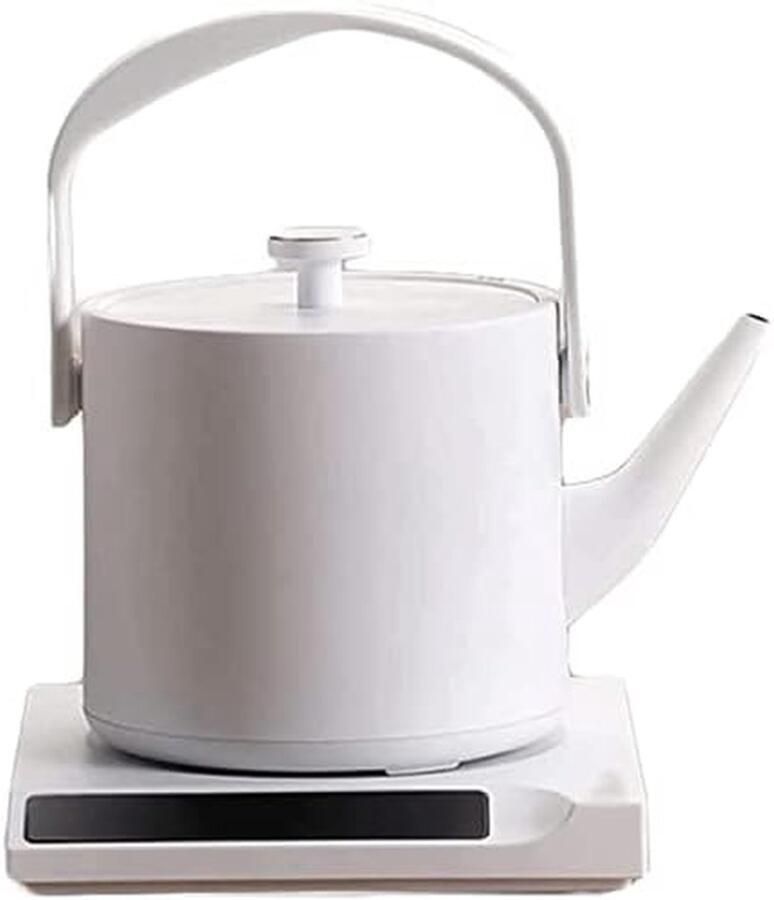 Elektrische Waterkoker Thee Boiler Snelle Koffie Prep Touch LED Display 0.6L Capaciteit Wit