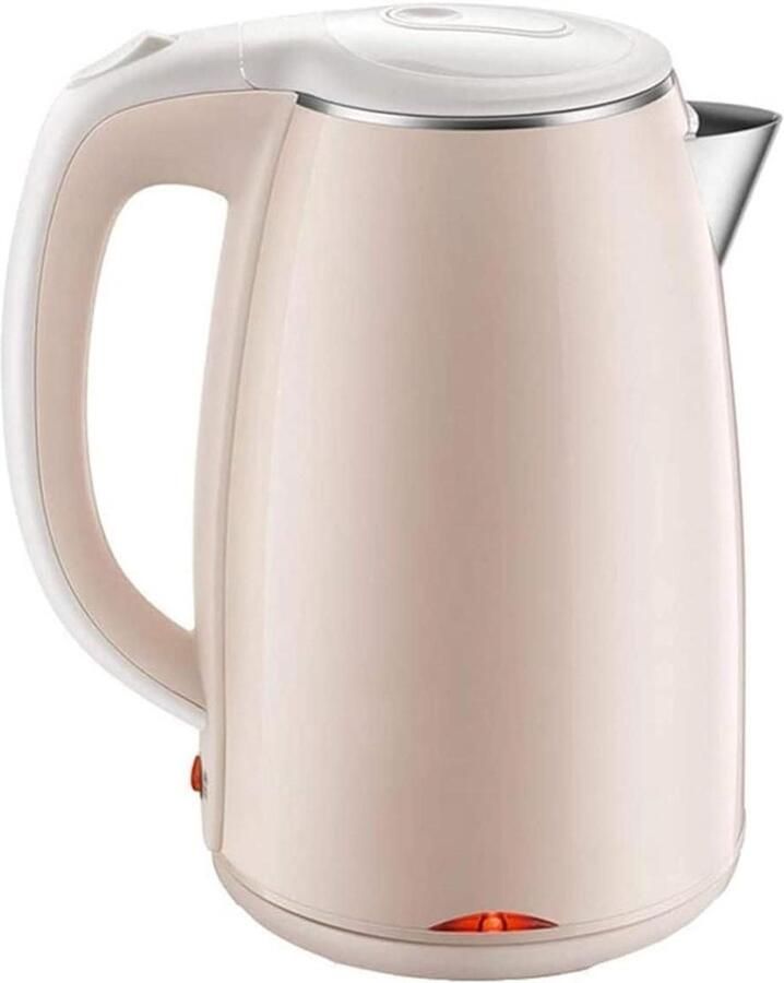 Elektrische Waterkoker Thee Ketel Snel Water Koken Dubbele Muur 17 Liter Roze