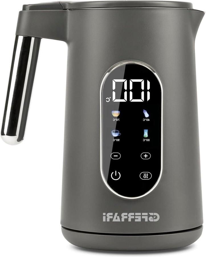 Elektrische Waterkoker Thee Ketel Thee Zetten Instelbare Temperatuur 1.7 Liter Wit