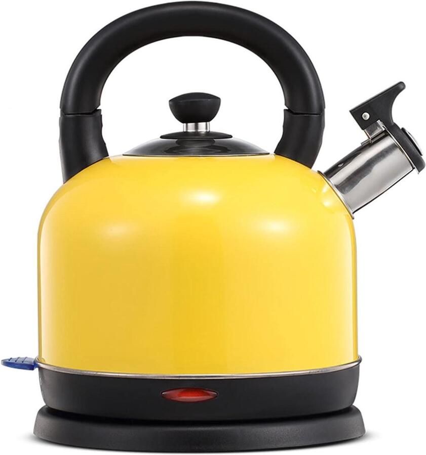 Elektrische Waterkoker Thee Koffieketel Snel Water Koken Automatische Uitschakeling 2 Liter Geel
