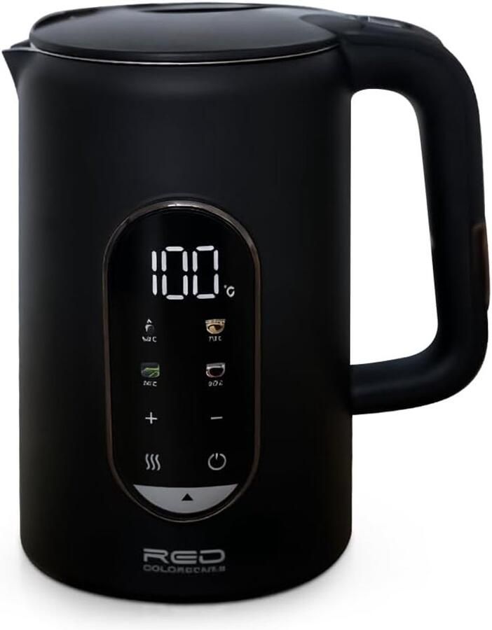 Elektrische Waterkoker Thee Koker Snel Water Koken Digitale Temperatuur Controle 17 Liter Zwart