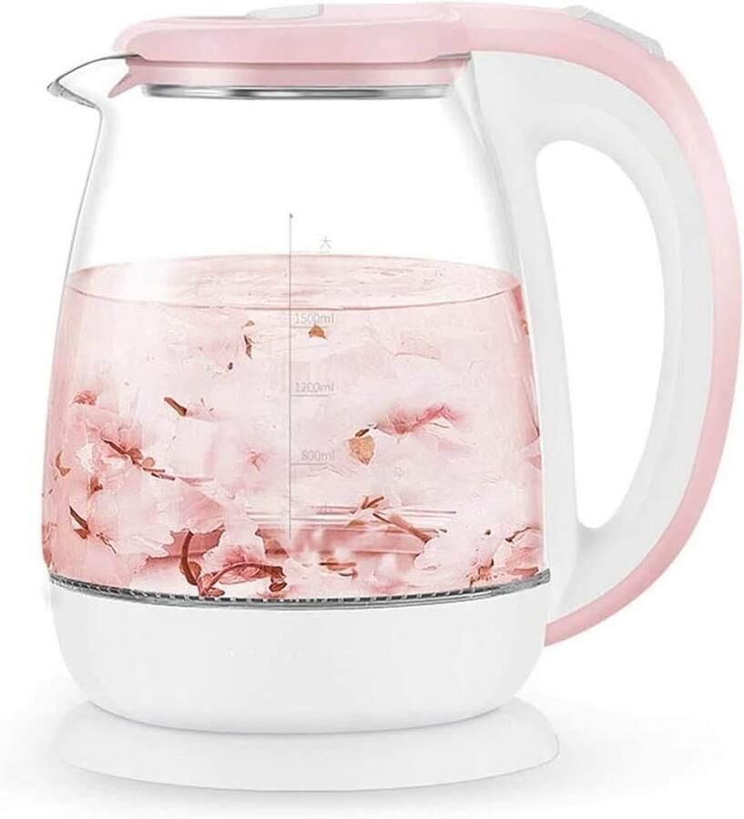 Elektrische Waterkoker Thee Waterkoker Snelkoker Dranken Bereiden Geprogrammeerde Temperatuurregeling 18 liter Roze