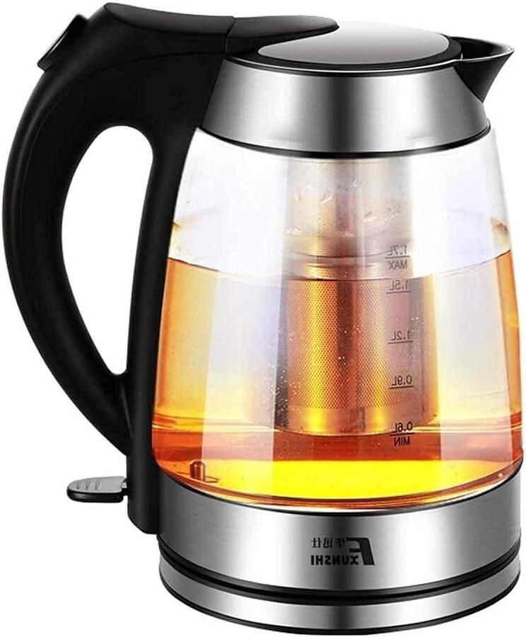 Elektrische Waterkoker Theekan Waterkoker Snel Water Koken Automatische Uitschakeling 17 Liter Blauw