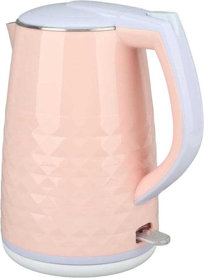 Elektrische Waterkoker Theeketel Snelkoker Snel Water Koken Automatische Uitschakeling 2 Liter Capaciteit Roze