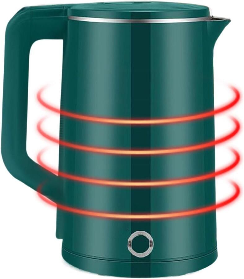 Elektrische Waterkoker Theekoker Reis waterkoker Snel water koken Automatische uitschakeling 2.3 liter Groen