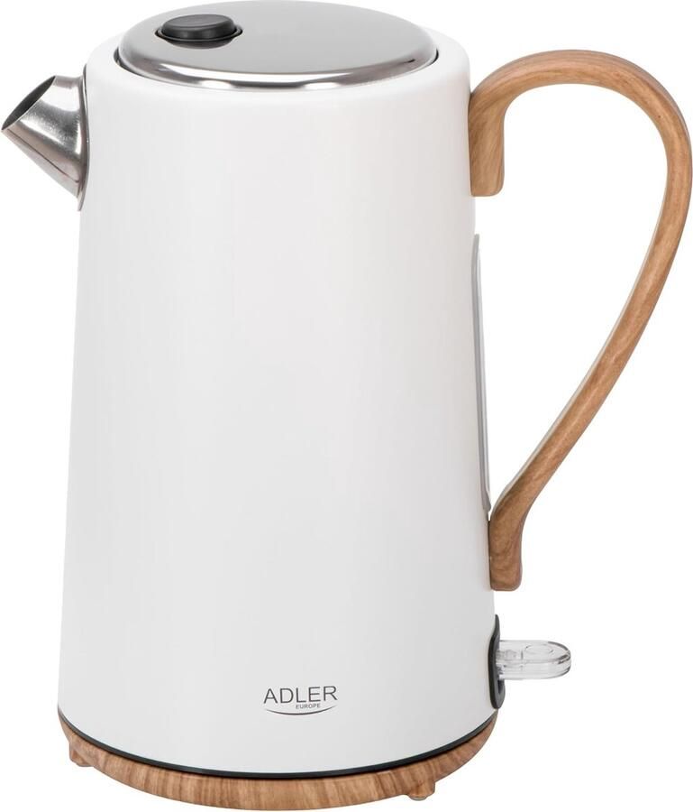 Elektrische Waterkoker Theekoker Snel Water Koken Oververhitting Beveiliging 17 Liter Wit