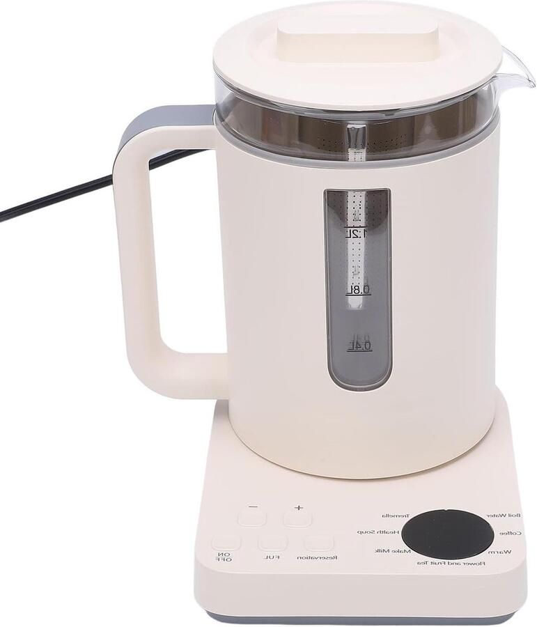 Elektrische Waterkoker Theemaker Ketel Snel Water Koken Slim Temperatuurregeling 12 Liter Roestvrij Staal