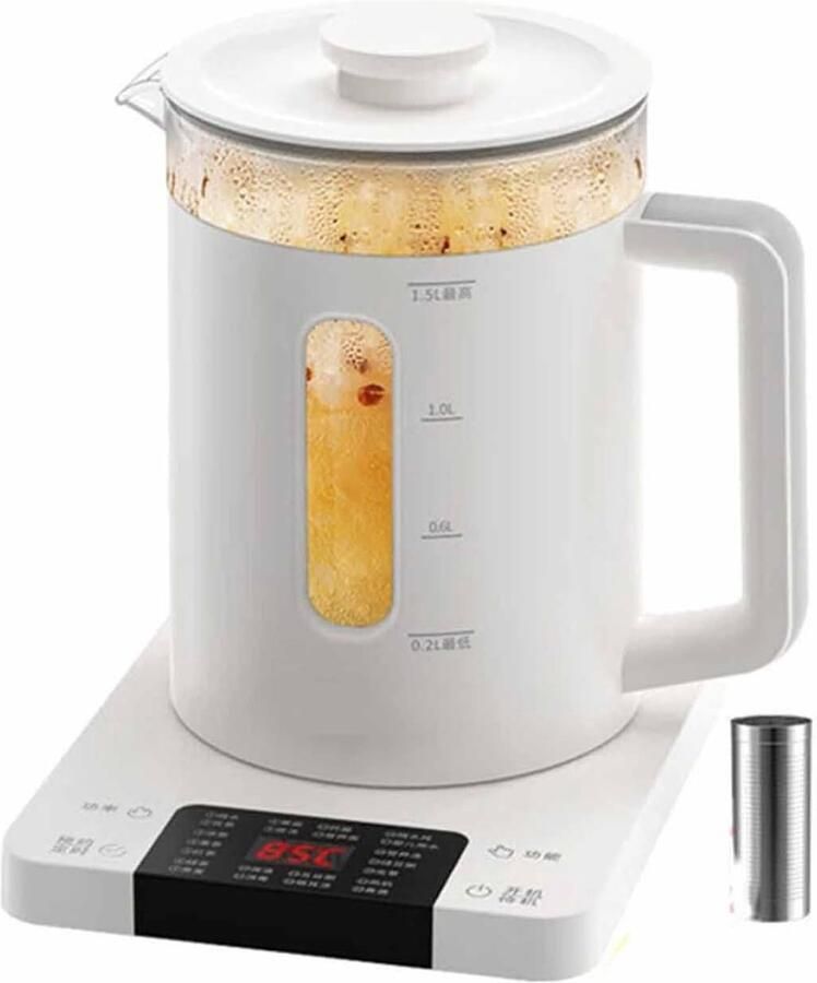Elektrische Waterkoker Theemaker Ketel Snel Water Koken Warmhoudfunctie Meerdere Temperaturen 1.8L Capaciteit Kleuren