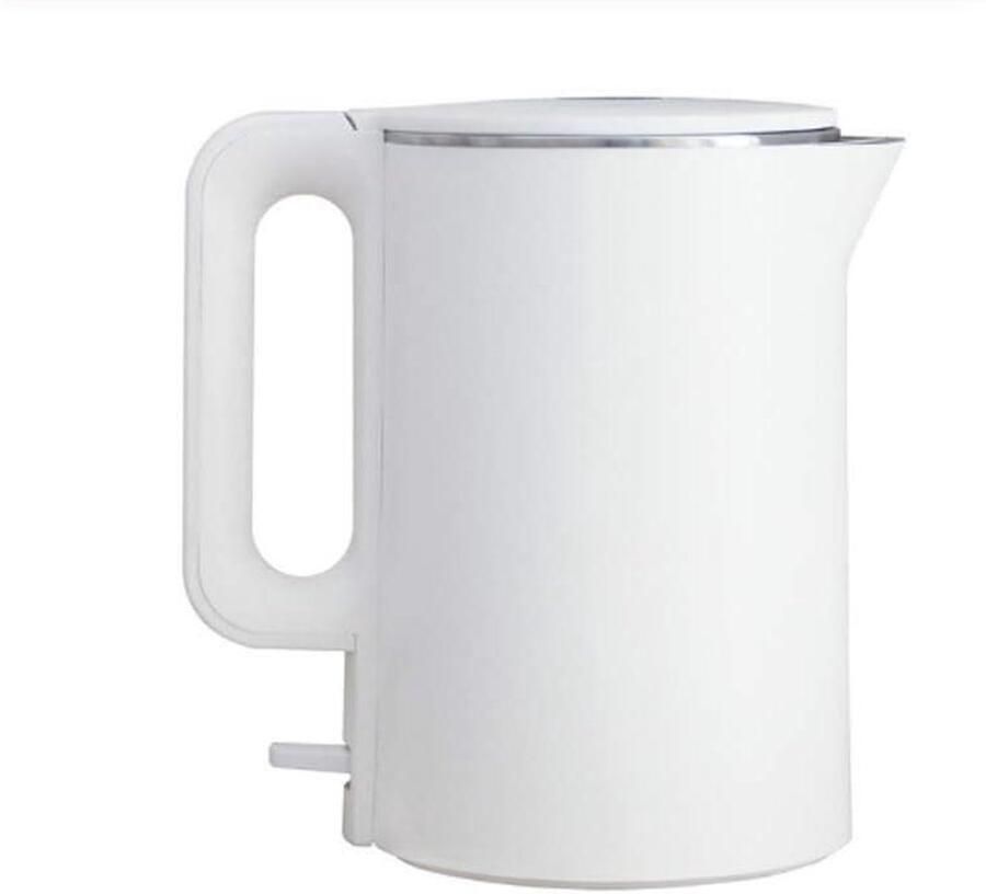 Elektrische Waterkoker Theepot Boiler Snel Water Koken Intrekbare Snoer Basis 1.8L Zilver