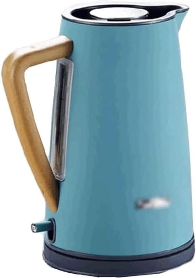 Elektrische Waterkoker Theepot Boiler Snel Water Koken Stille Verwarming 1.7 Liter Blauw