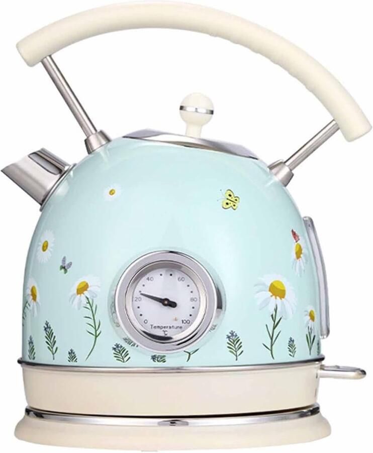 Elektrische Waterkoker Theepot Display Intelligente Temperatuur Roestvrij Staal 18 Liter Blauw
