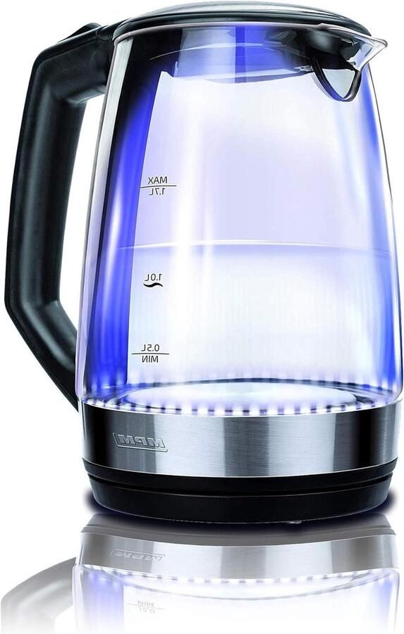 Elektrische Waterkoker Theepot Glas Snel Water Koken BPA-vrij Glas 17 Liter Transparant