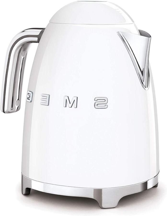 Elektrische Waterkoker Theepot Ketel Snel Water Koken Retro Design Jaren 50 1.7 Liter Chroom