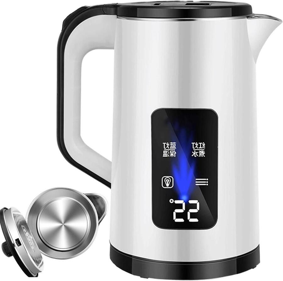 Elektrische Waterkoker Theepot Verwarmer Snel Water Koken 3 Liter Capaciteit 1500 Watt Wit