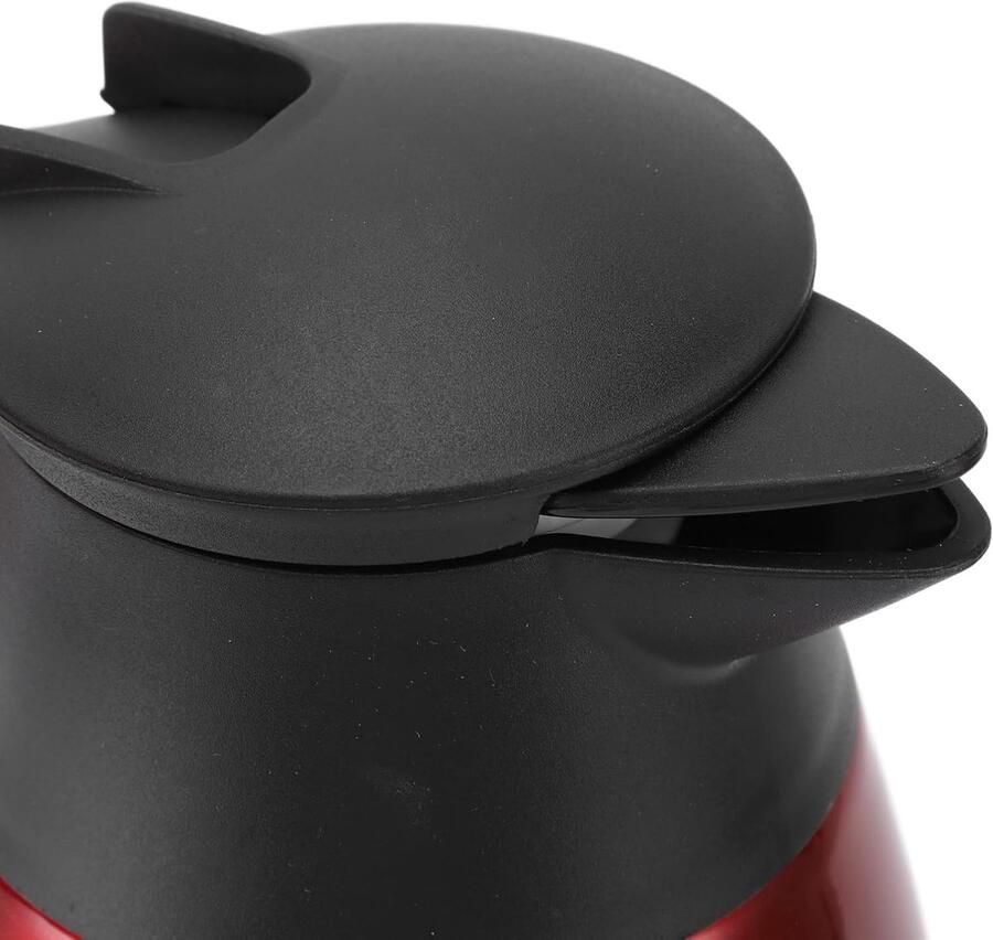 Elektrische Waterkoker Thermoskan Dispenser Dranken Warm Houden Dubbelwandige Isolatie 2 Liter Capaciteit Rood